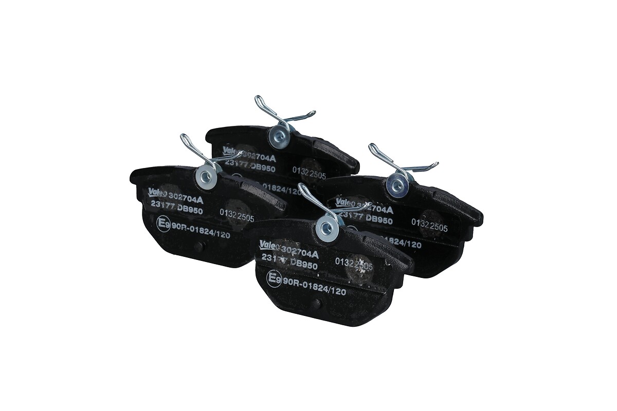 Jeu de 4 plaquettes de frein VALEO ref. 302704A